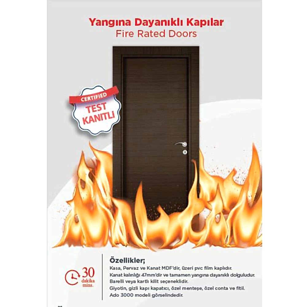 Yangına Dayanıklı Kapı